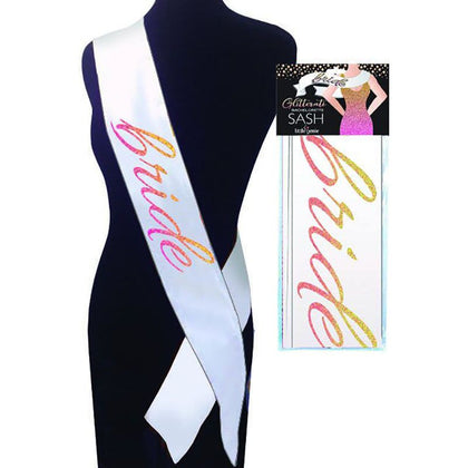 Glitterati - Bride Sash
Introducing the Glitterati Luxe Bride Sash - The Ultimate Sparkling Accessory for Your Special Day! - Adult Naughty Store