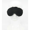 BLI004 Luxurious Leather Blindfold - Premium Italian Leather, Sheepskin Lined, Unisex, Total Light Block Out, Black - Adult Naughty Store