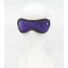 Introducing the BLI027 - 4 COLOURS Suede Leather Blindfold for Sensual Pleasure in Black, Red, Pink, and Purple - Adult Naughty Store