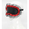 Sensual Satin Bliss BLI037 Padded Burlesque Style Blindfold - Red Polka Dot - Adult Naughty Store