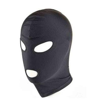 Introducing the SensaPlay HOOD001A Stretch Fabric Hood with Cut Out Eyes and Mouth - The Ultimate Pleasure Accessory for Alluring Adventures! - Adult Naughty Store