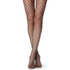 Love in Leather HOS003 Fence Net Fishnet Pantyhose - Sensual Lingerie for Alluring Legs in Black