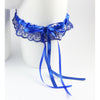 Lustful Lace Satin Leg Garter - LEG002 - 3 Colours - Blue, Baby Blue & Black