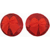 Introducing the Sensual Sequin NIP004 Round Sequin Nipple Pasties in Black and Red - Reusable, Self-Adhesive, and Elegant - Adult Naughty Store