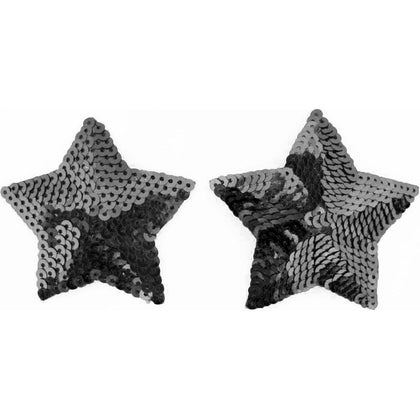 Introducing the NIP006 Sparkling Sequinned Star Nipple Pasties - The Ultimate Sensation for Alluring Pleasure in Shimmering Style!