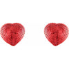 NIP017A Sequin Heart Pasties: Sparkling Pleasure Enhancers for Intimate Moments