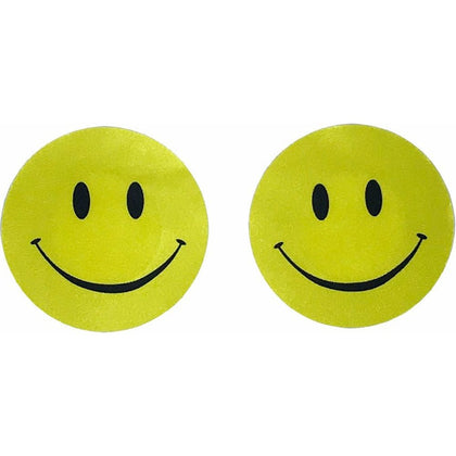 NIP027: Smiley Face Nipple Pasties - Fun and Flirty Body Adornments for a Sensual Experience