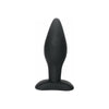 Introducing the SensaFlex PLU005 Slim Silicone Butt Plug - The Ultimate Pleasure for All Genders, Designed for Intense Anal Stimulation in Elegant Black