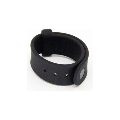 RIN038 Silicone Band Cock Ring - Adjustable, Medical Grade, 35-45mm, Pleasure Enhancer, Black - Adult Naughty Store