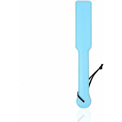 Introducing the B-PAD22BLU Bright Turquoise Faux Leather BDSM Paddle - Unleash Pleasure and Power! - Adult Naughty Store