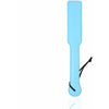 Introducing the B-PAD22BLU Bright Turquoise Faux Leather BDSM Paddle - Unleash Pleasure and Power! - Adult Naughty Store