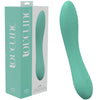 Introducing the Loveline Lust Green Flexible Vibrator - Model 17USB-G, Unisex Clitoral and G-spot Stimulator - Adult Naughty Store