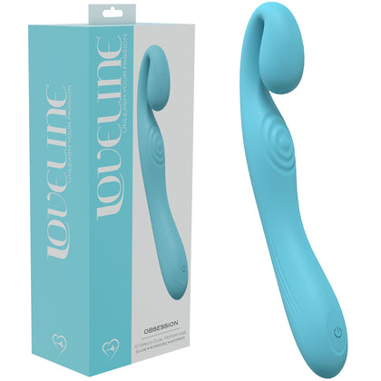 Loveline Luxe Collection Sensation Seeker Blue-18.4 USB Rechargeable Clitoral and G-Spot Vibrator for Women - Adult Naughty Store