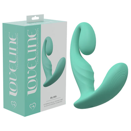 Loveline Bliss Green USB Rechargeable Vibrator - Model 11.5cm - For Women - Clitoral & G-Spot Stimulation - Adult Naughty Store