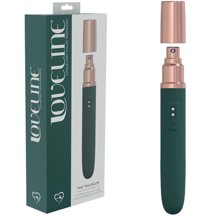 LOVELINE USB Rechargeable Vibrator - The Traveler No. B17.6 - Green (Silicone, ABS) - Adult Naughty Store