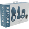 Loveline Model X1 Blue USB Rechargeable Male Pleasure Kit - Intense Sensations Set