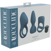 Loveline Model X1 Blue USB Rechargeable Male Pleasure Kit - Intense Sensations Set - Adult Naughty Store