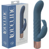 Loveline Devotion Blue USB Rechargeable Rabbit Vibrator - Model: Mini-Rabbit - For Her - Clitoral and G-spot Stimulation - Adult Naughty Store