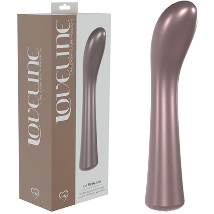 Indulge in Ultimate Elegance with the LOVELINE La Perla III Pink Clitoral and G-spot Vibrator for Women - Adult Naughty Store