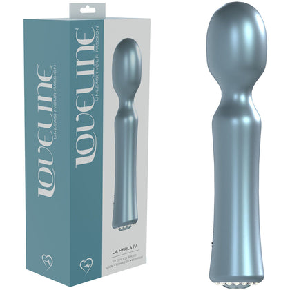 Indulge in Exquisite Sensuality with the Loveline Luxe Pleasurewand La Perla IV Clitoral and G-spot Vibrator for Women - Blue 💙 - Adult Naughty Store