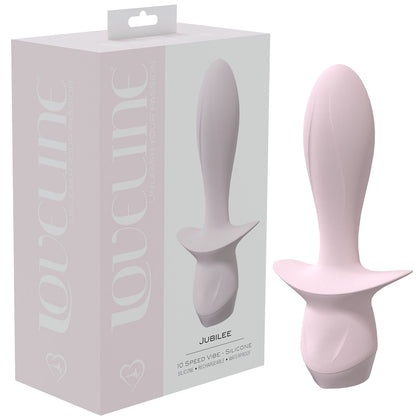 Introducing the LOVELINE Jubilee USB Rechargeable Vibrating Anal Plug Model #Jubilee for Her - Pink
