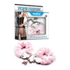 Introducing the Sensual Pleasure Fluffy Hand Cuffs - Model FP-220G (Unisex, for Wrist Restraint, Black) - Adult Naughty Store