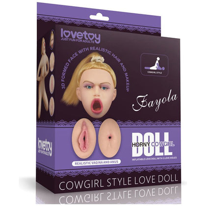 Fayola Horny Cowgirl Doll - The Ultimate Inflatable Love Goddess for Intense Pleasure - Model FHC-001 - Female - Full Body Pleasure - Brown