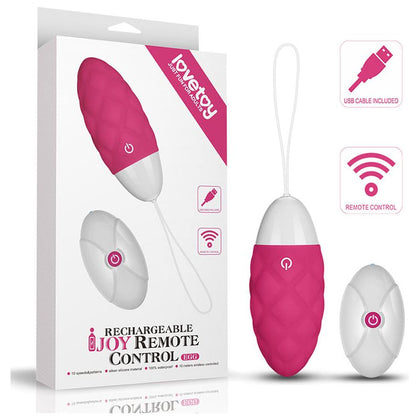 Lovetoy iJoy Rechargeable Remote Control Love Egg - Model RCE-001 - Unisex Vibrating Pleasure Toy - Deep Purple