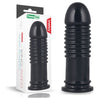 LoveToy King Sized 8'' Anal Bumper - The Ultimate Pleasure for Advanced Anal Enthusiasts (Model: KT-AB8) - Unleash Your Sensual Side with this Luxurious Black Anal Toy - Adult Naughty Store