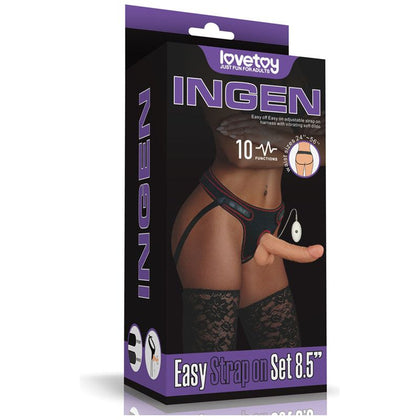 Introducing the Ingen Vibrating Easy Strap-On Set: The Ultimate Realistic Pleasure Experience for All Genders - Model VSS-1001