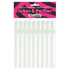 Jokes & Parties Glow In The Dark Willy Straws - Illuminating Fun for Hen Nights, Bachelorette Parties, and More! - Adult Naughty Store