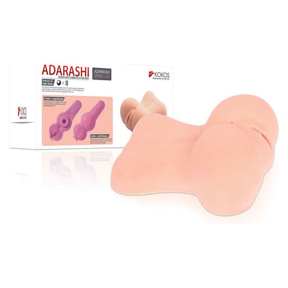 Kokos Mini Adarashi 1 Realistic Vagina and Ass Masturbator for Men - Intense Pleasure in a Compact Package - Deep Penetration - Flesh