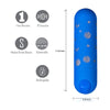 Maia Luna 10-Function Super-Charged Mini-Bullet Vibrator - Model LUNA - For Women - Clitoral Stimulation - Sky Blue - Adult Naughty Store