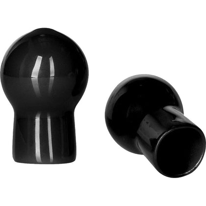 Introducing the SensaPlay Advanced Nipple Suckers - Model NP-5000 - Unisex Nipple Stimulation Toy - Black