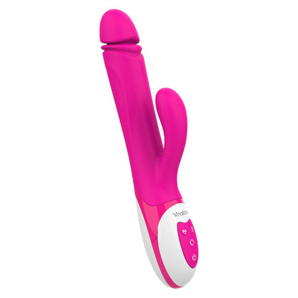 Nalone Wave Dual Motor Thrusting Rabbit Vibrator - Model NW-500 - For Women - G-Spot and Clitoral Stimulation - Deep Purple