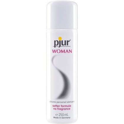 pjur Woman 250 ml: Premium Silicone Lubricant and Massage Gel for Women's Intimate Pleasure - Sensual Formula for Long-lasting Comfort - Hypoallergenic and Latex Safe - Enhances Sensations - Suitable for All Skin Types - Non-irritating - Transparent