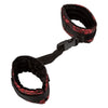 Scandal Control Cuffs Red - Exquisite Brocade Restraints for Sensual Exploration - Adult Naughty Store