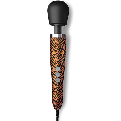 Doxy Die Cast Tiger Wand Massager - Model DCT001 - Unisex Pleasure Toy for Deep, Rumbly Vibrations - Luxurious Aluminium and Titanium Alloy - Sleek Black