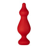 Introducing the PleasureMax F-30 Red L Tapered Anal Toy for Men and Women - Ultimate Satisfaction in Ruby Red! - Adult Naughty Store