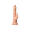 EleganzaRider Thruster Rabbit Cream - Model R3 - Unisex G-Spot and Clitoral Stimulation - Beige - Adult Naughty Store