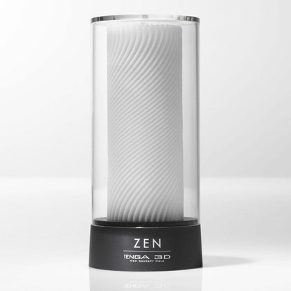 Tenga 3D Zen Twisting Pleasure Masturbator - Model X1, Male, Intense Stimulation, Black