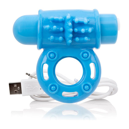 Charged OWow Vooom Mini Vibe Blue - Powerful Vibrating Cock Ring for Intense Pleasure - Adult Naughty Store