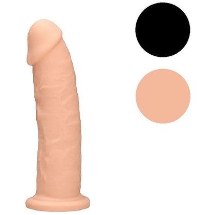 Introducing the Real Rock Silicone Dual Density Dildo 9 Inch Model 101 Unisex Dildo for Intimate Pleasure in Skin-Toned Silicone - Adult Naughty Store