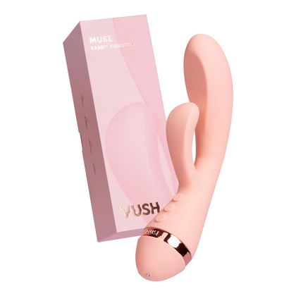 Introducing Muse PleasureCraft Rabbit Vibrator - Model X5: The Ultimate Self-Love Experience for Women, Designed for Dual Stimulation and Blended Orgasms - Black - Adult Naughty Store