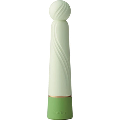 Iroha RIN+ Hisui Rechargeable Soft Sphere Tip Vibrating Insertable Pleasure Toy for Women - Green - Adult Naughty Store