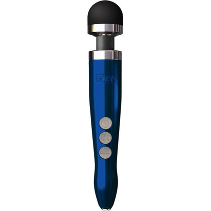 Doxy Die Cast 3R Blue Flame Rechargeable Vibrating Wand Massager - Model 3R - For All Genders - Intense Pleasure for Full Body Massage - Blue