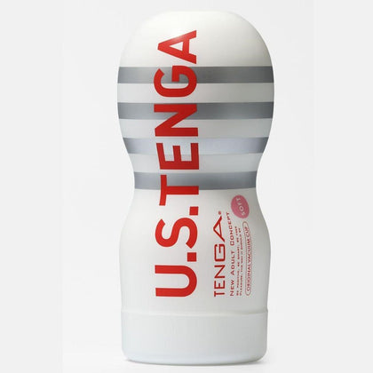 U.S. Tenga Original Vacuum Cup Gentle (Soft) - Deep Throat Experience Oral Sex Stimulator for Men - Model VCG-01 - Enhanced Suction and Coverage - Intensify Pleasure - Transparent