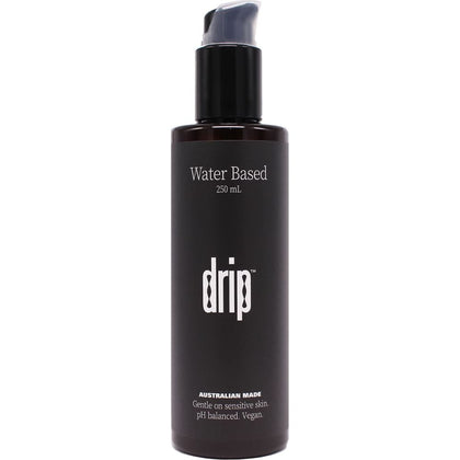 Drip Water Based 250ml Lubricant for Enhanced Pleasure - Non-Sticky, Odorless, and Long-Lasting Formula - Suitable for All Genders - Intimate Play and Sensual Moments - Clear