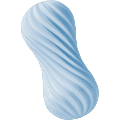 TENGA Flex Bubbly Blue - Spiral Stimulation Male Masturbator: Model FLEX-001 for Intense Pleasure in Blue