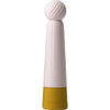 Iroha Rin Kogan Silicone G-Spot Vibrator - Model RIN-001 - Women's Pleasure - Mustard Pink - Adult Naughty Store